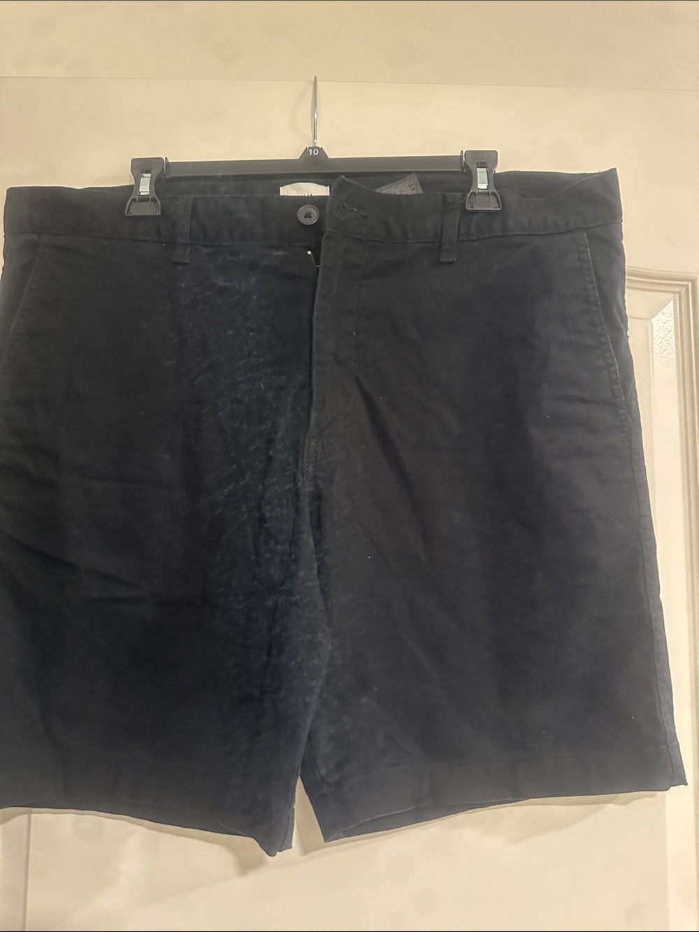 Men's Black Casual Chino Shorts
